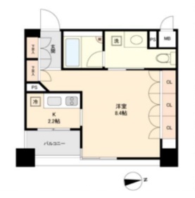 グラーサ三番町の間取り図