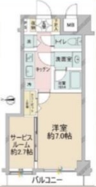 パレステュディオ三番町の間取り図