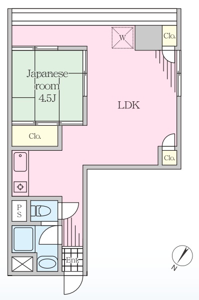 コーポ麹町の間取り図